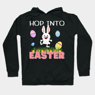 Cute Hop Into Easter Squad Rabbit Bunny Cousin Crew Kids Man Hoodie